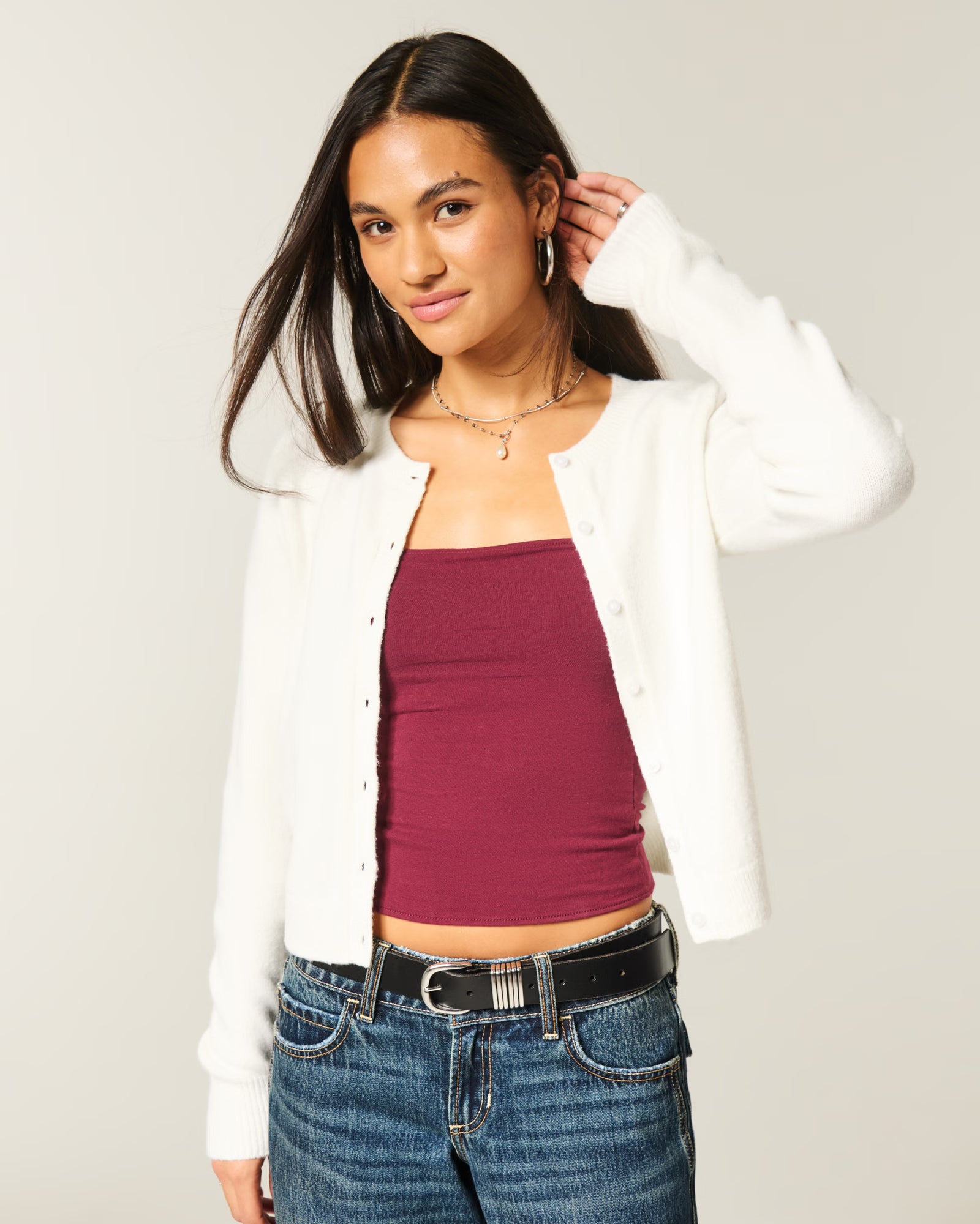 Hollister - Comfy Cloud Crew Cardigan