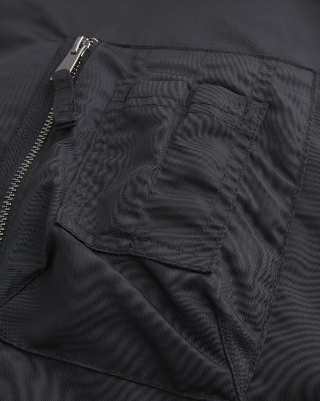 Hollister - Faux Fur Trim Zip-Up Bomber Jacket