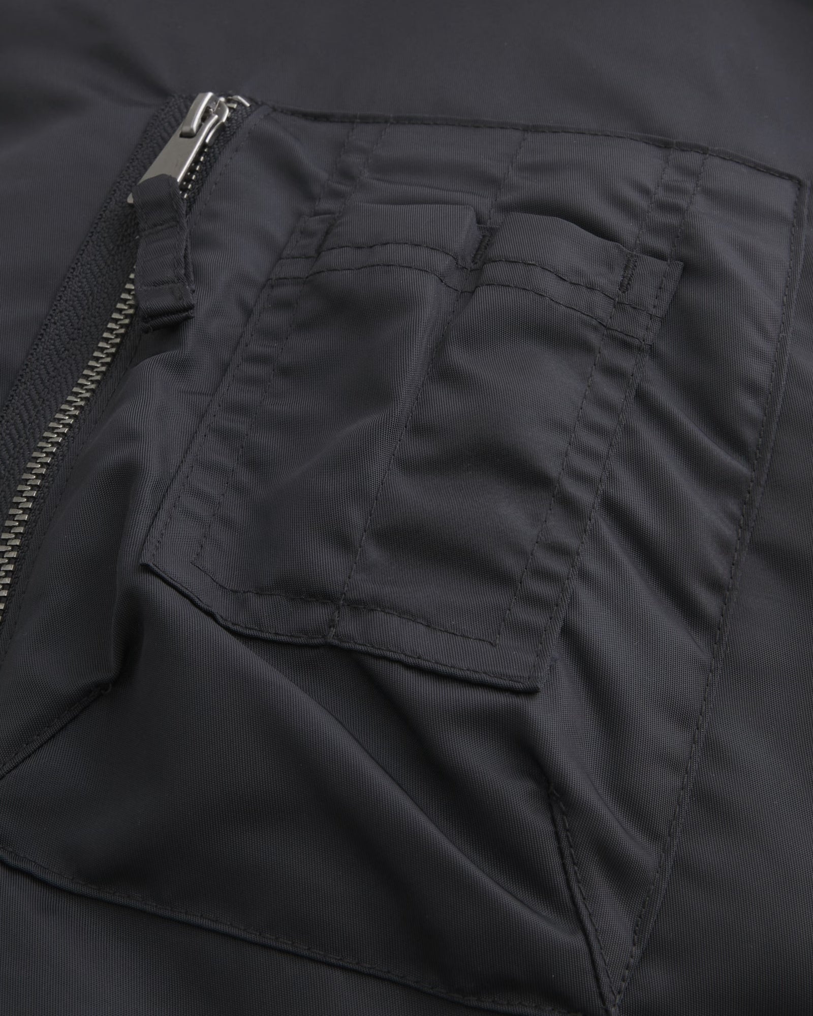 Hollister - Faux Fur Trim Zip-Up Bomber Jacket