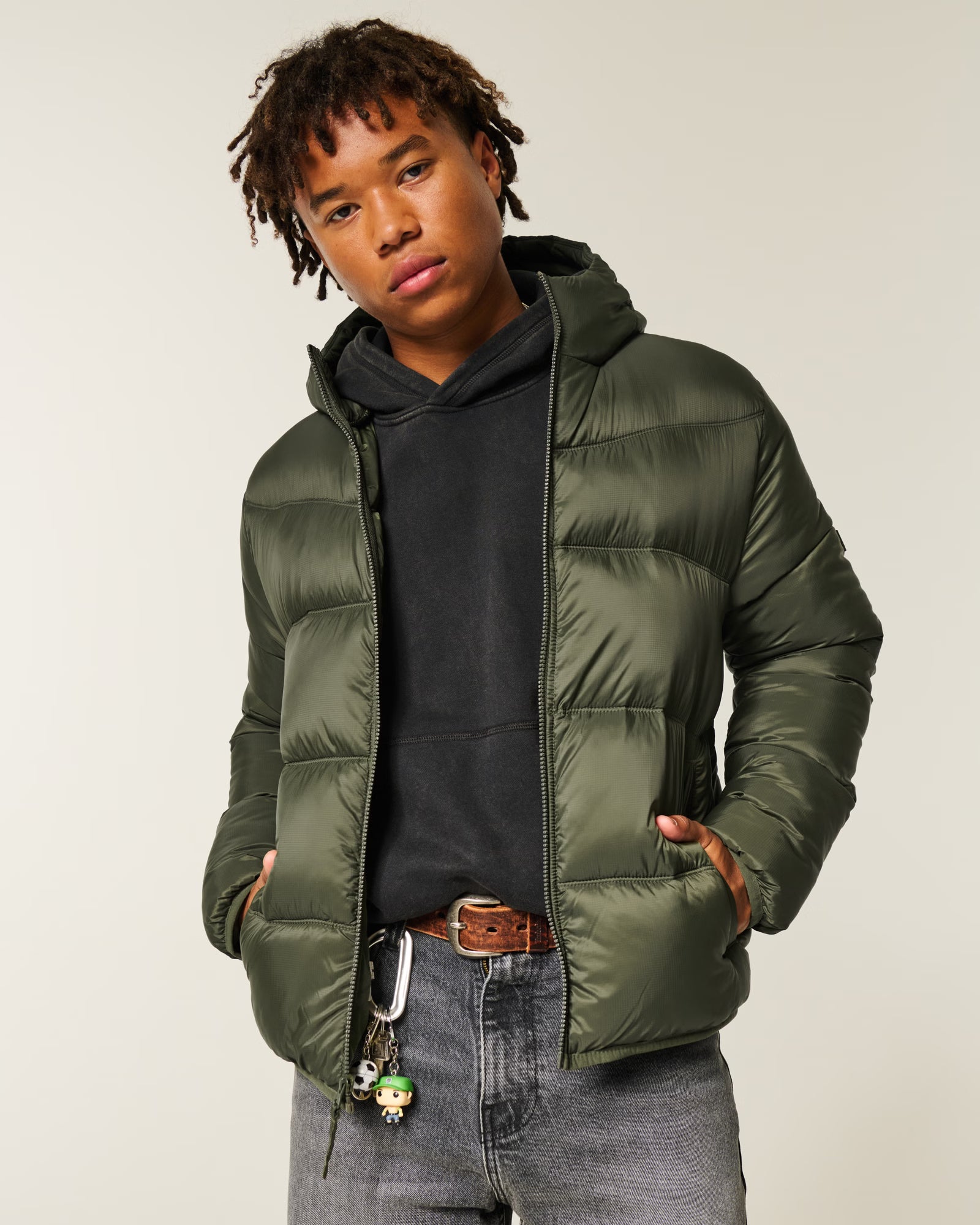 Hollister - Hooded Puffer Jacket IMMEDIATE