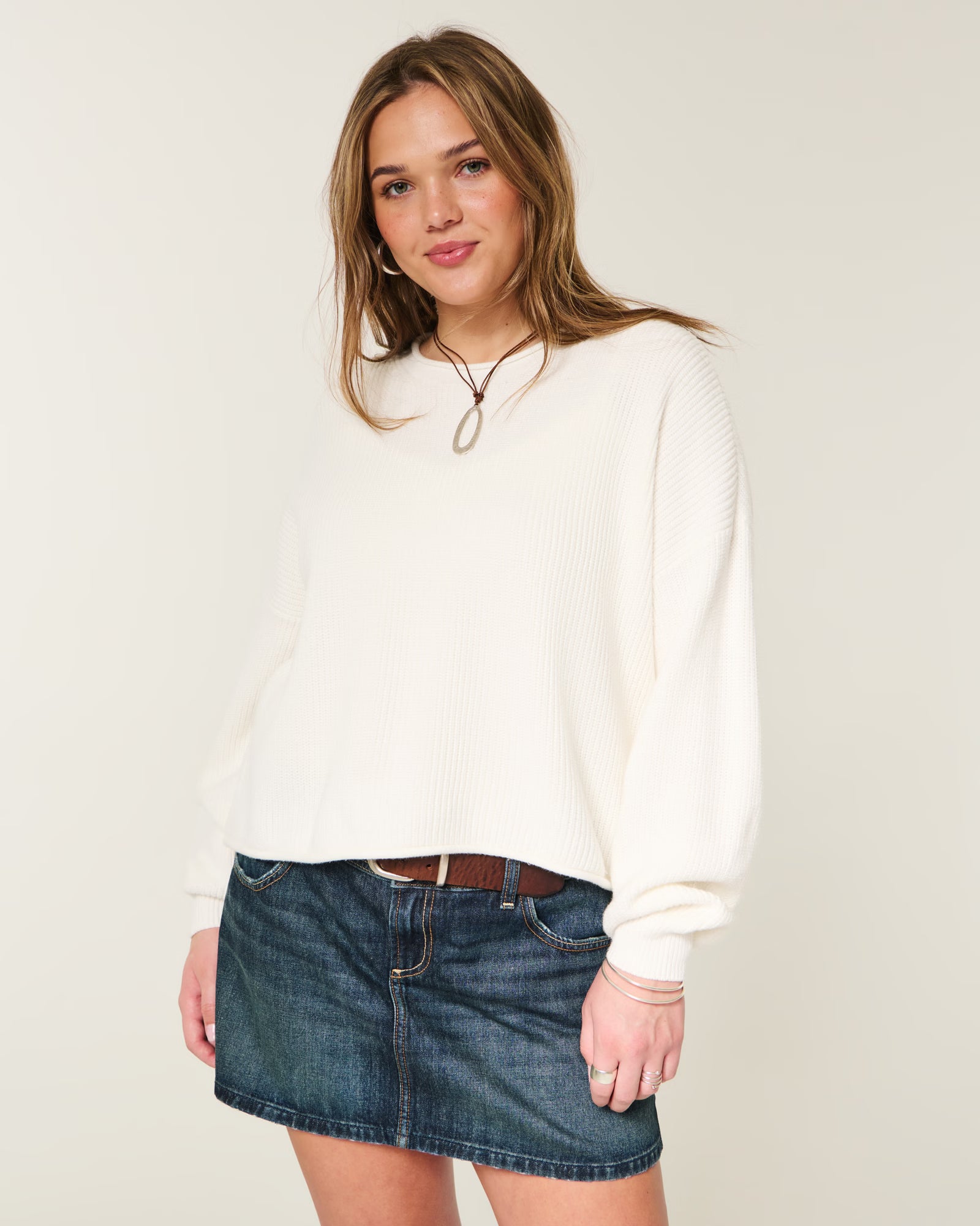 Hollister - Easy Rollneck Crew Sweater