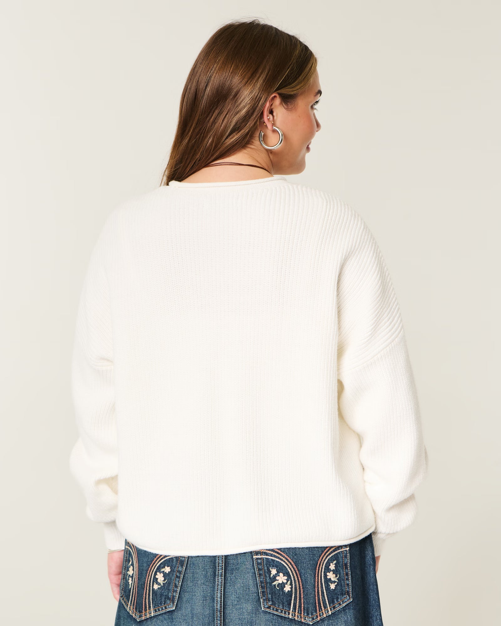 Hollister - Easy Rollneck Crew Sweater