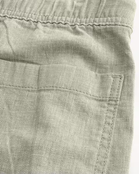 Hollister - Linen-Blend Flex-Waist Baggy Pants IMMEDIATE