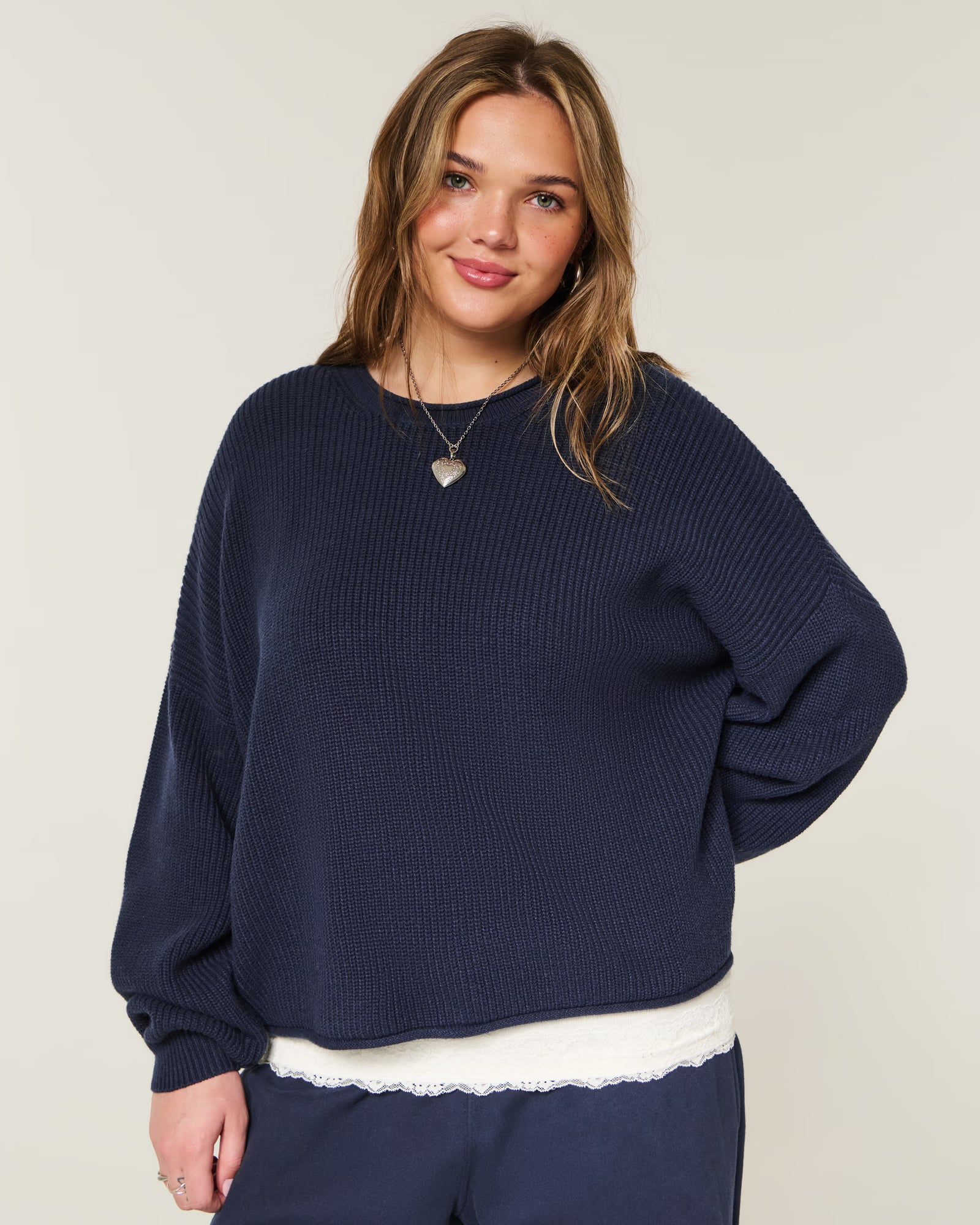 Hollister - Easy Rollneck Crew Sweater