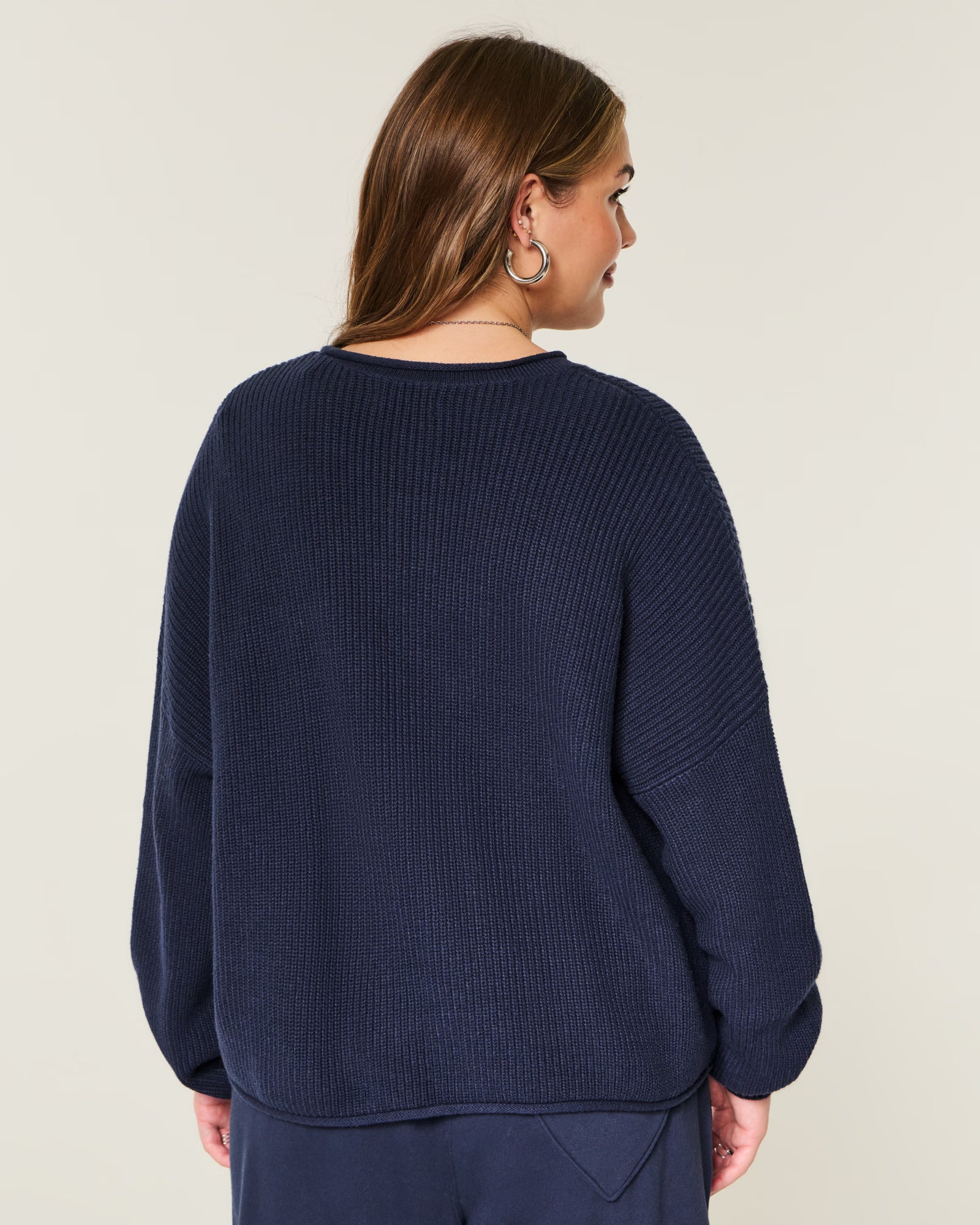 Hollister - Easy Rollneck Crew Sweater