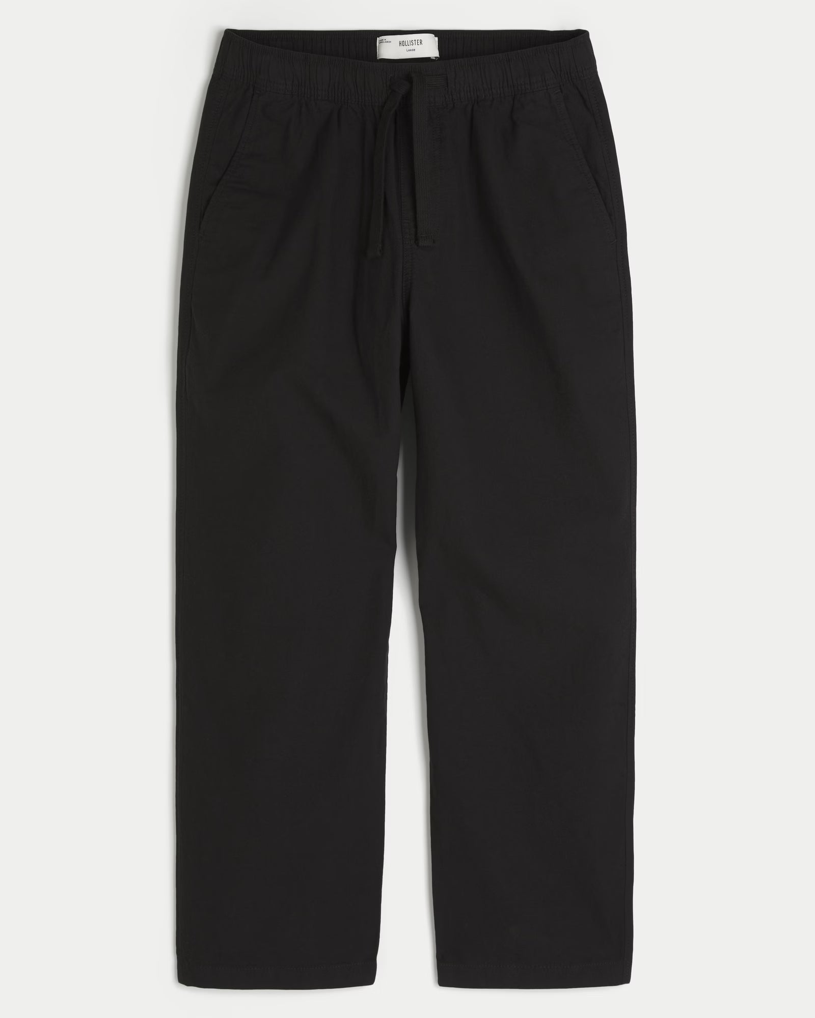 Hollister - Loose Linen-Blend Pull-On Pants