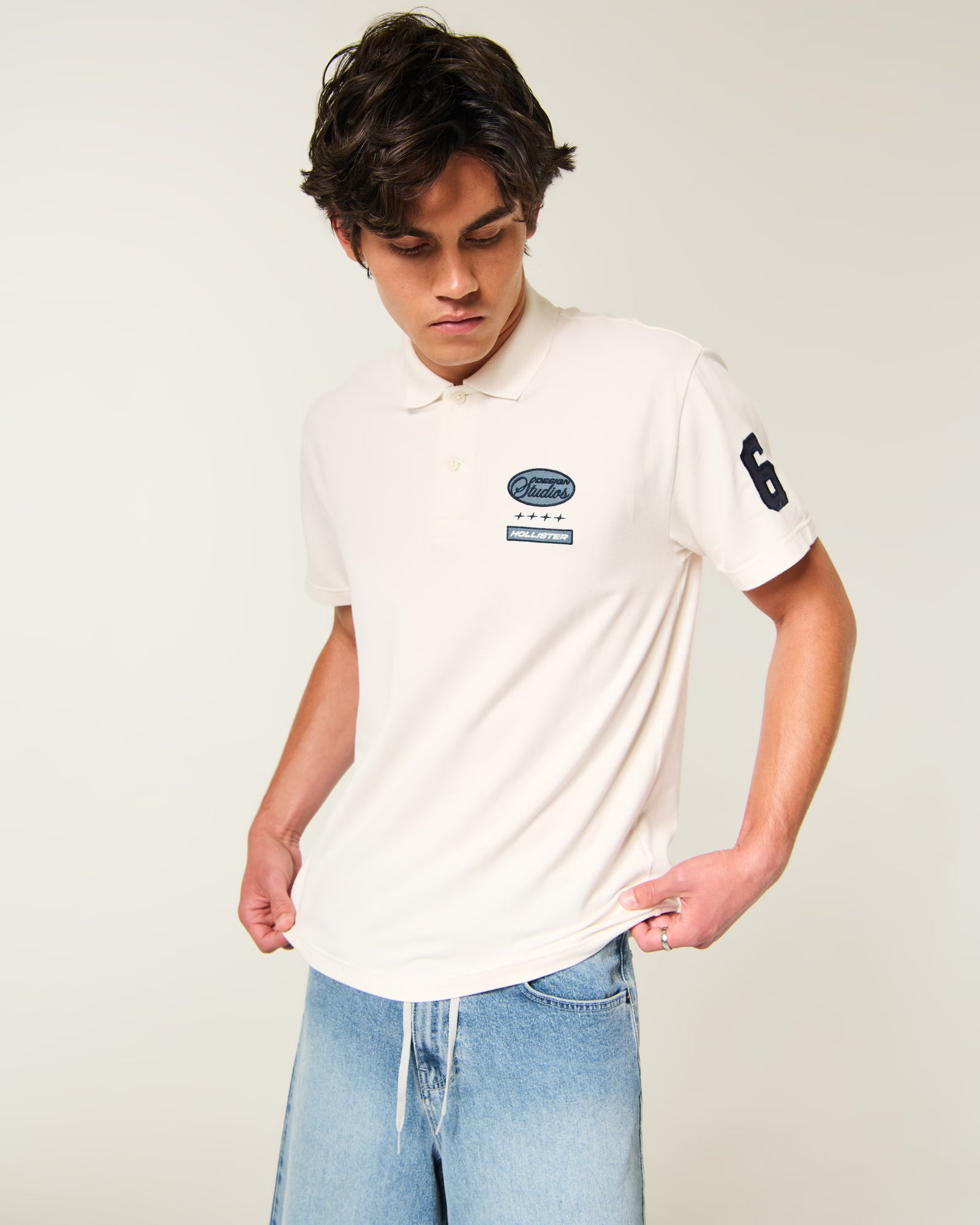 Hollister - Relaxed Striped Polo