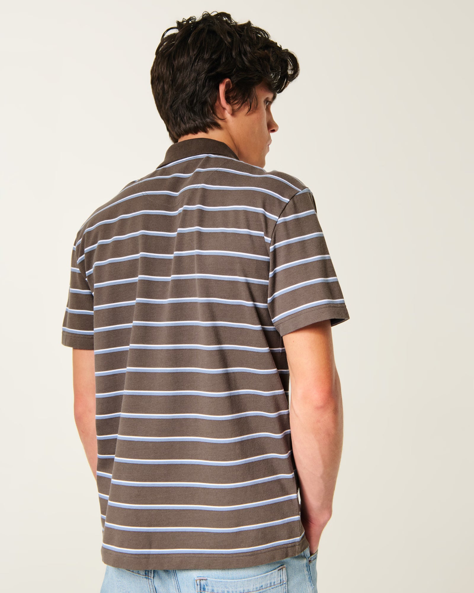 Hollister - Relaxed Striped Polo