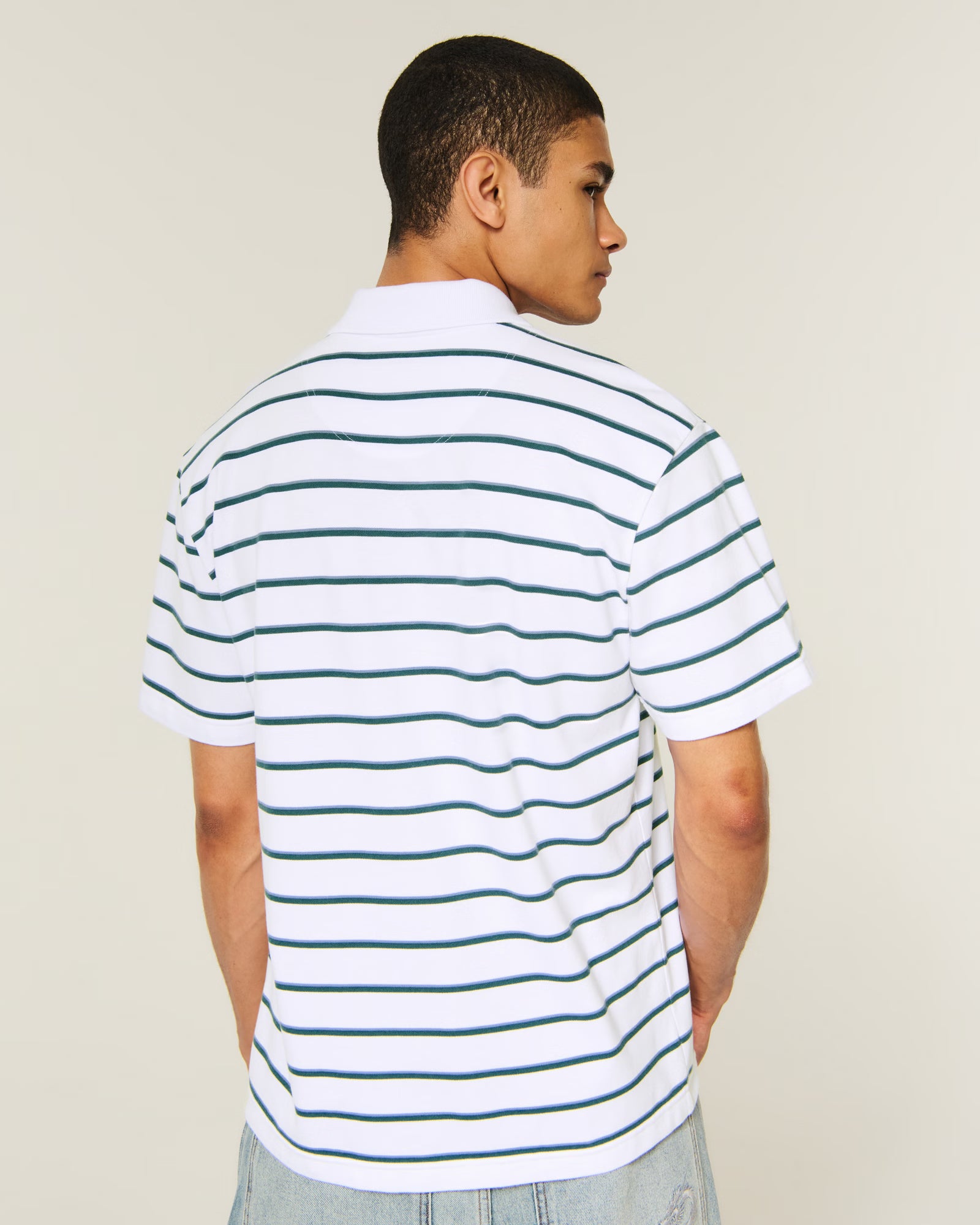 Hollister - Relaxed Striped Polo