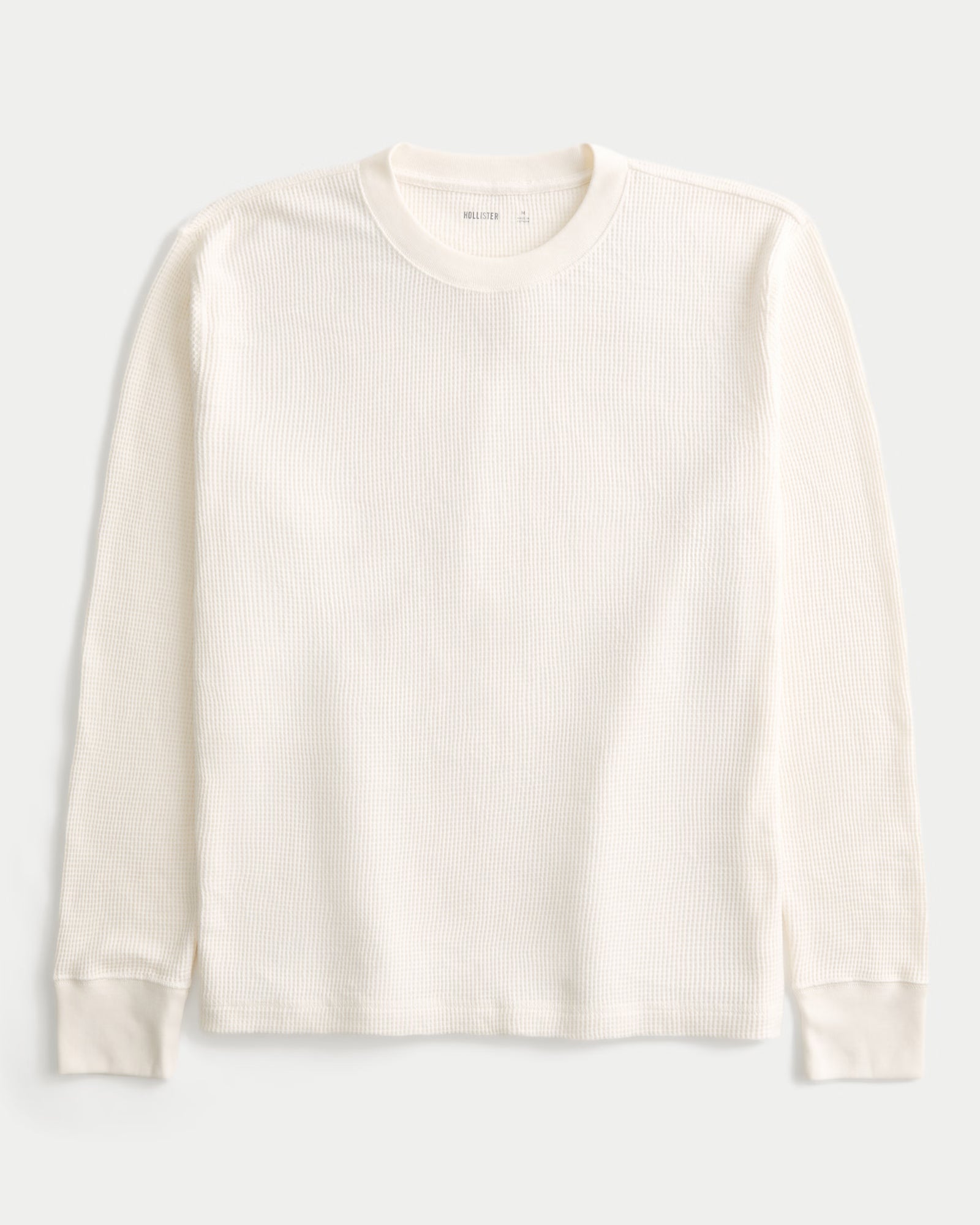 Hollister - Relaxed Thermal Long-Sleeve Crew Shirt IMMEDIATE