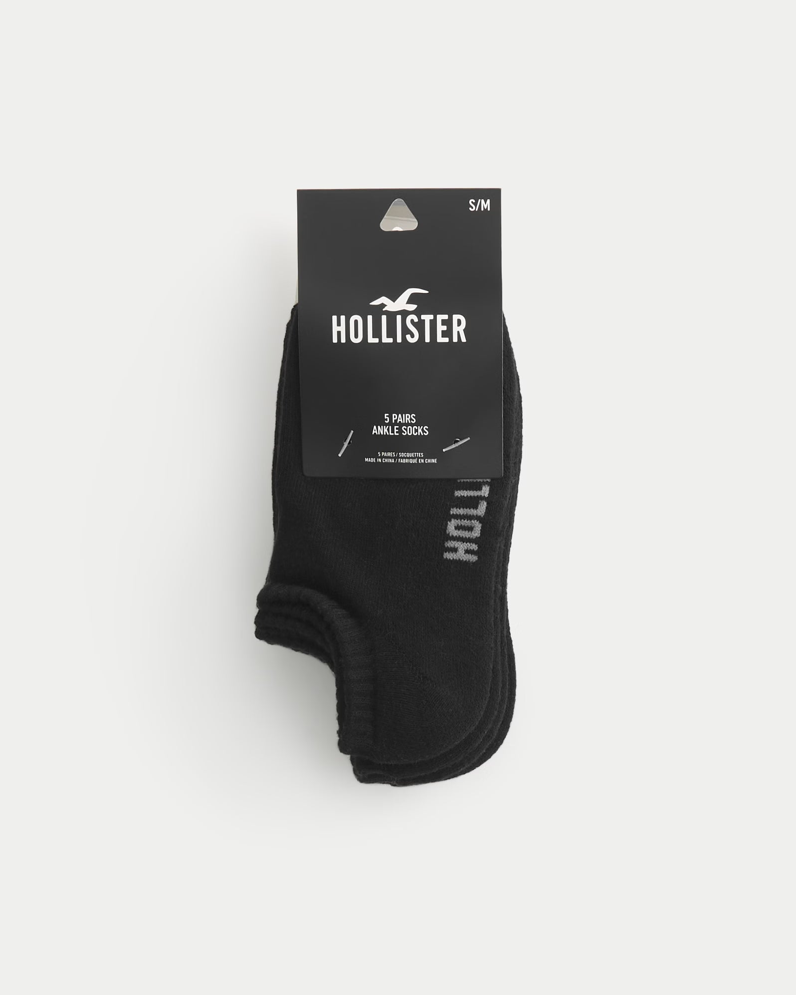 Hollister - Logo Ankle Socks 5-Pack - Brandatak Store