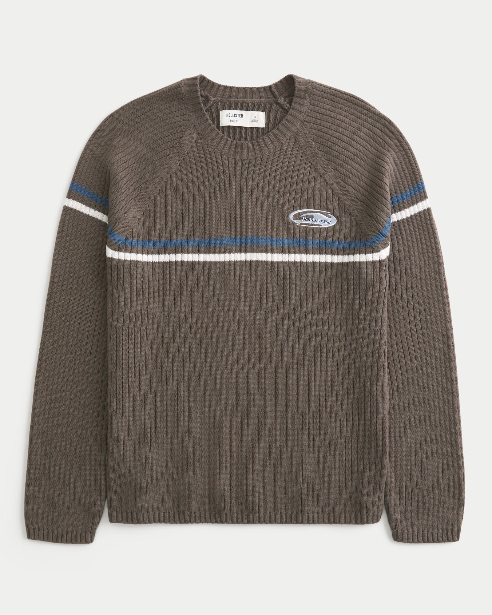 Hollister - Boxy Logo Crew Sweater