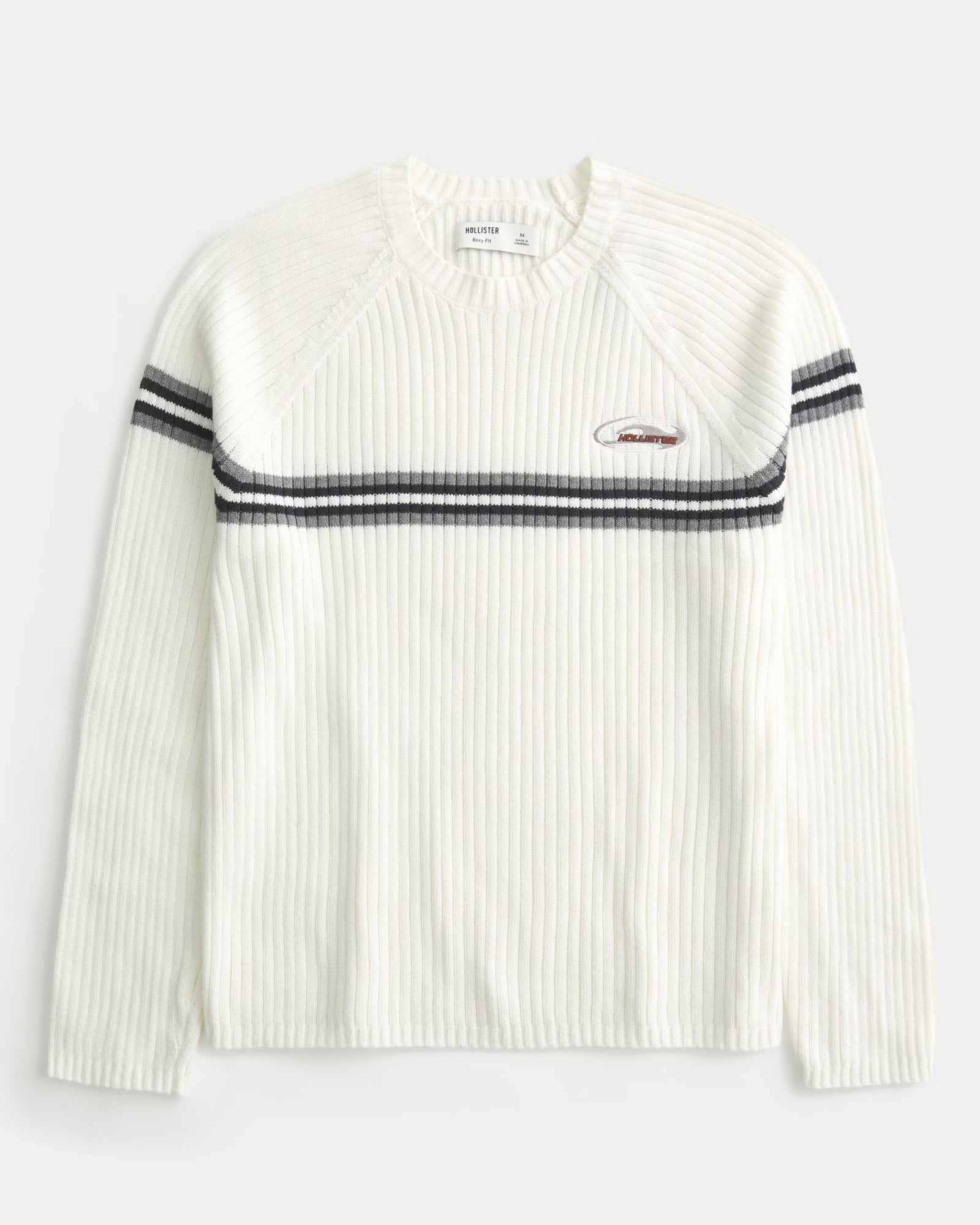 Hollister - Boxy Logo Crew Sweater