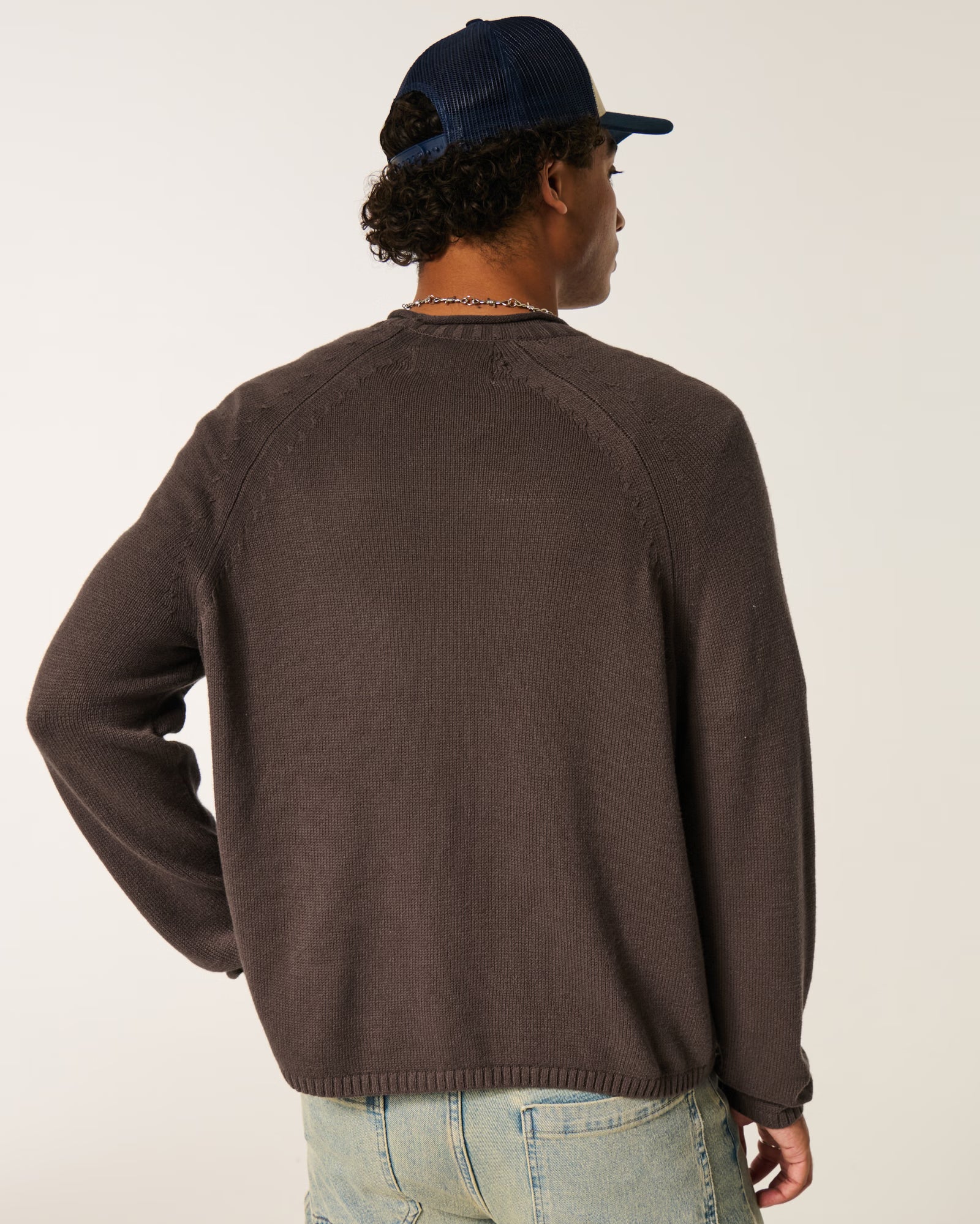 Hollister - Boxy Roll-Neck Crew Sweater