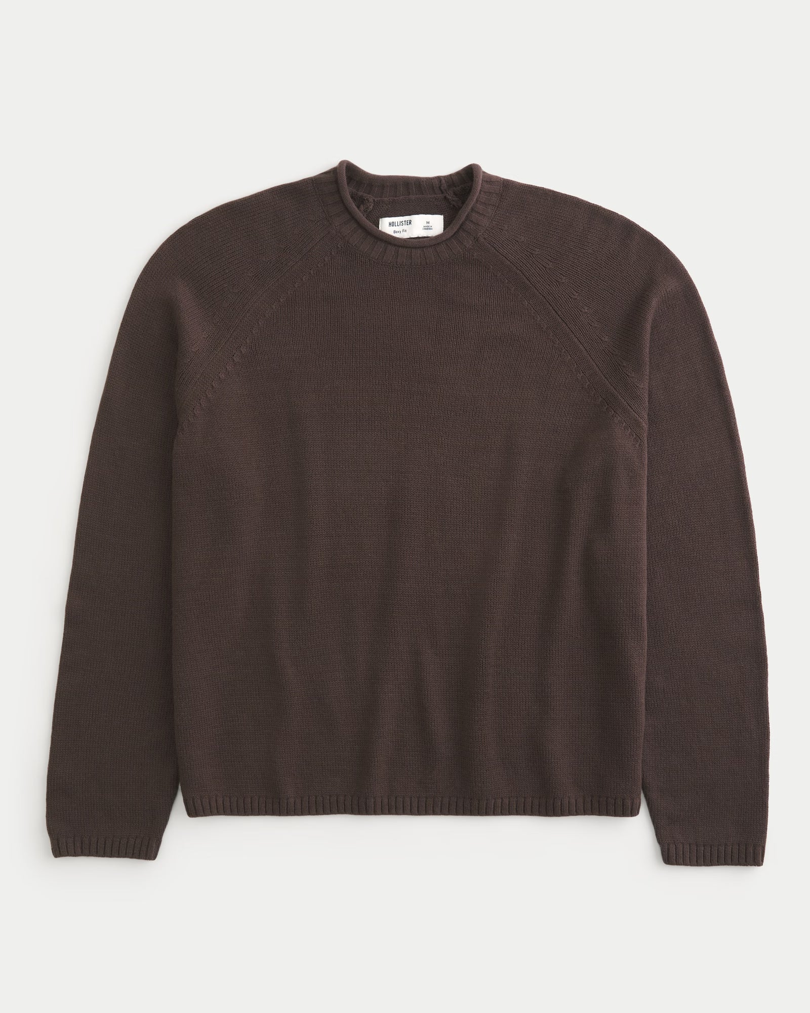 Hollister - Boxy Roll-Neck Crew Sweater