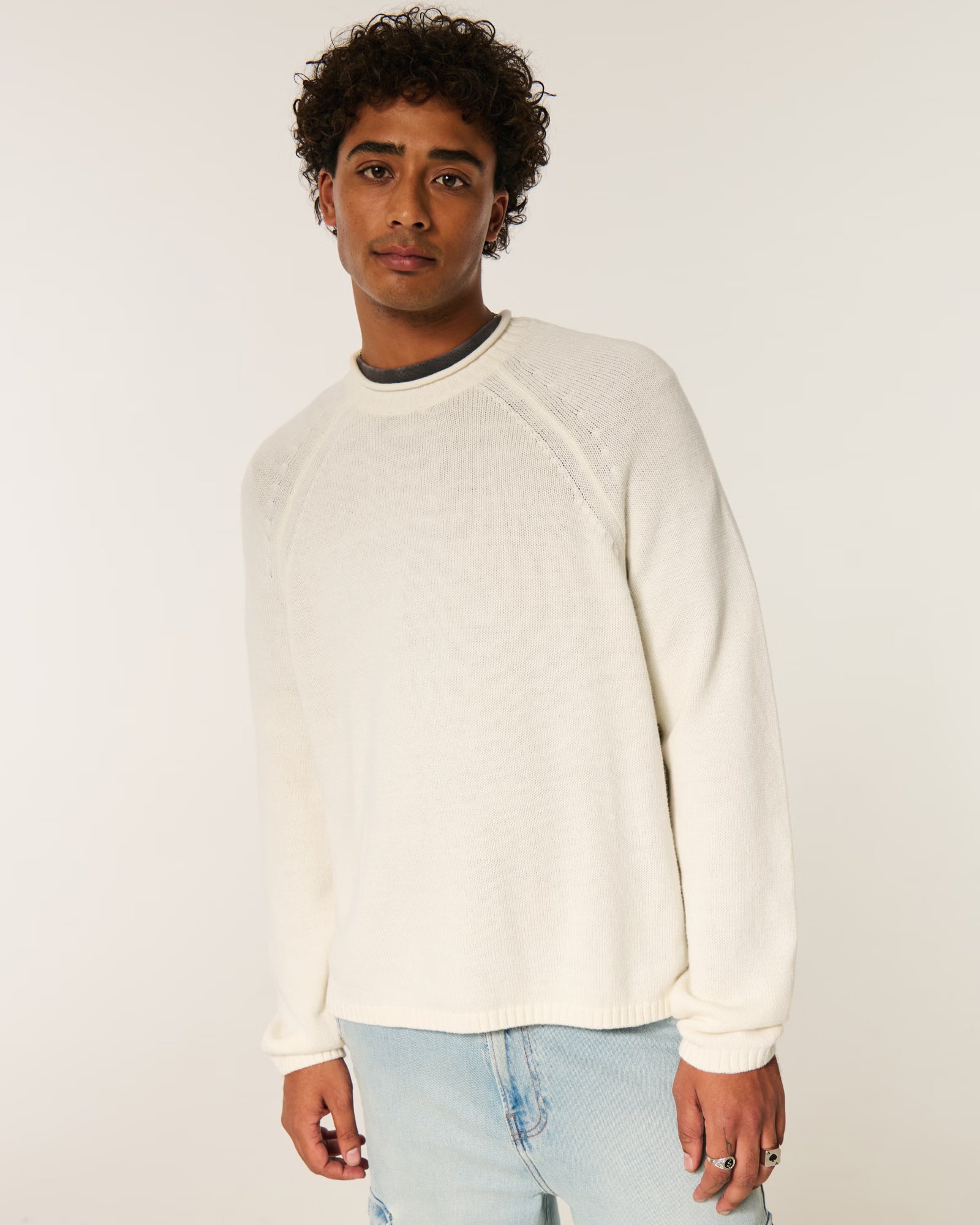 Hollister - Boxy Roll-Neck Crew Sweater