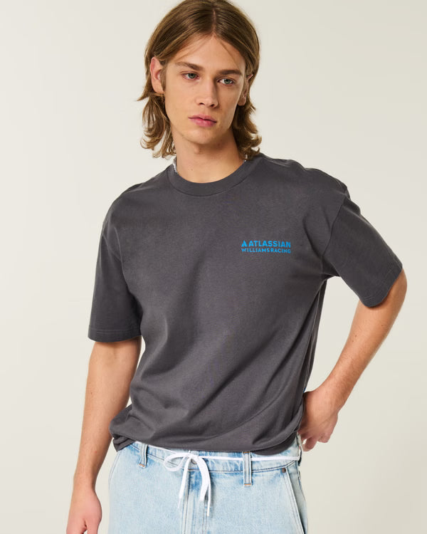 Hollister - Boxy Atlassian Williams Racing Graphic Tee