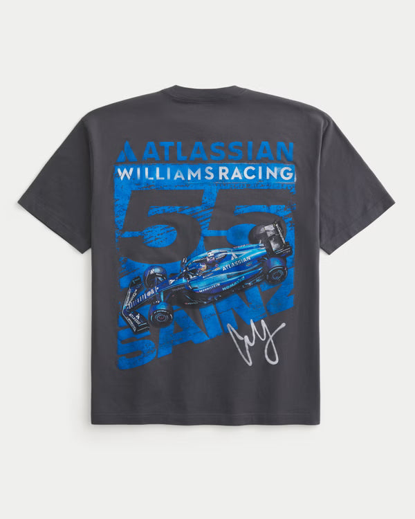 Hollister - Boxy Atlassian Williams Racing Graphic Tee