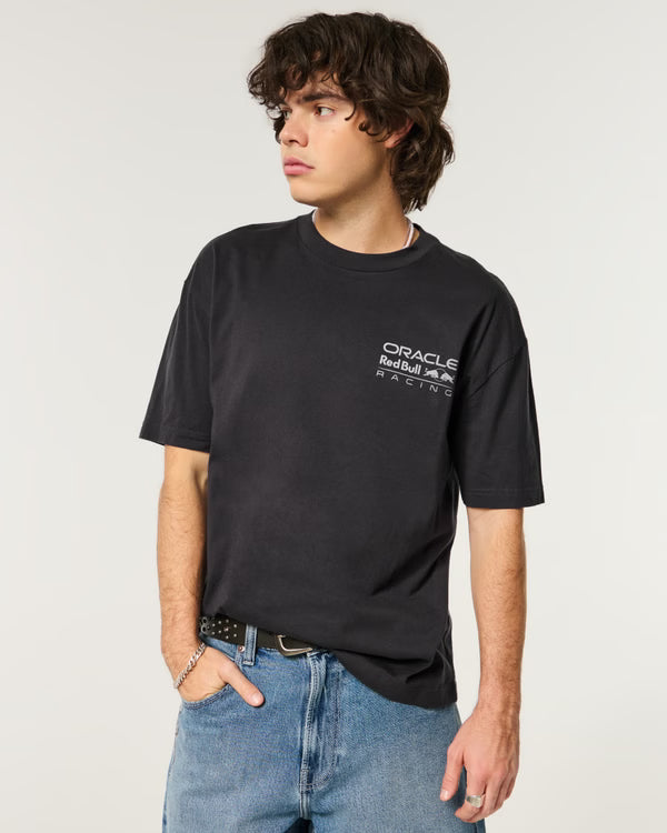 Hollister - Boxy Oracle Red Bull Racing Graphic Tee