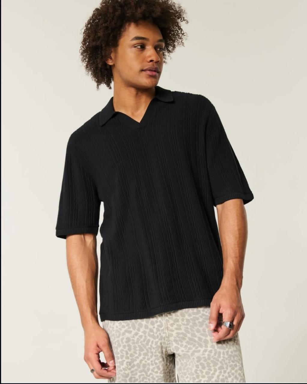 Hollister - Boxy Sweater Polo IMMEDIATE - Brandatak Store