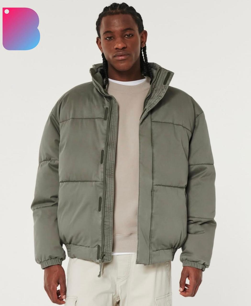 Hollister -  Mock-Neck Jacket IMMEDIATE