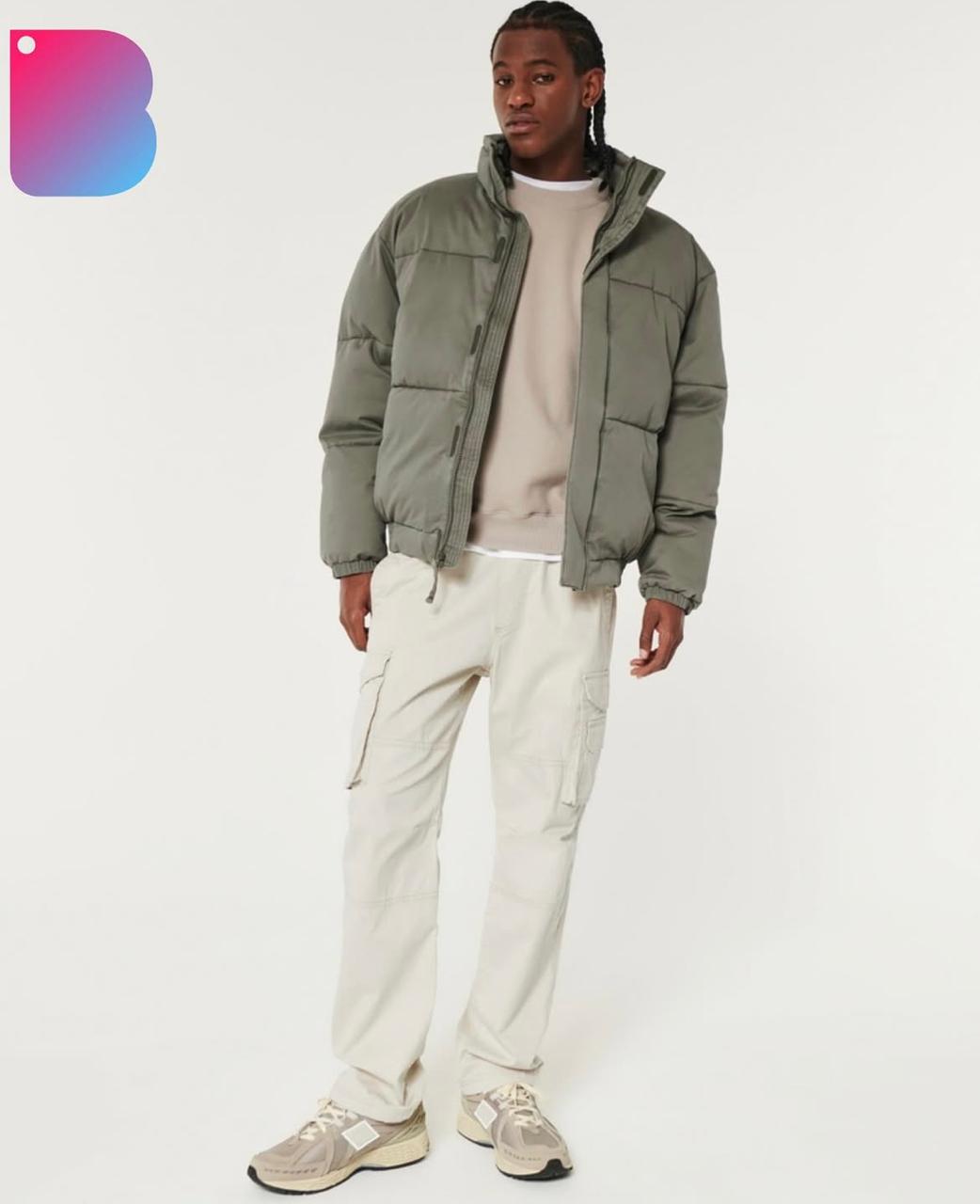 Hollister -  Mock-Neck Jacket IMMEDIATE