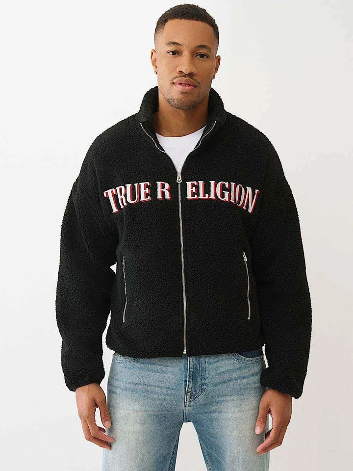 TRUE RELIGION - SHERPA LOGO JACKET IMMEDIATE