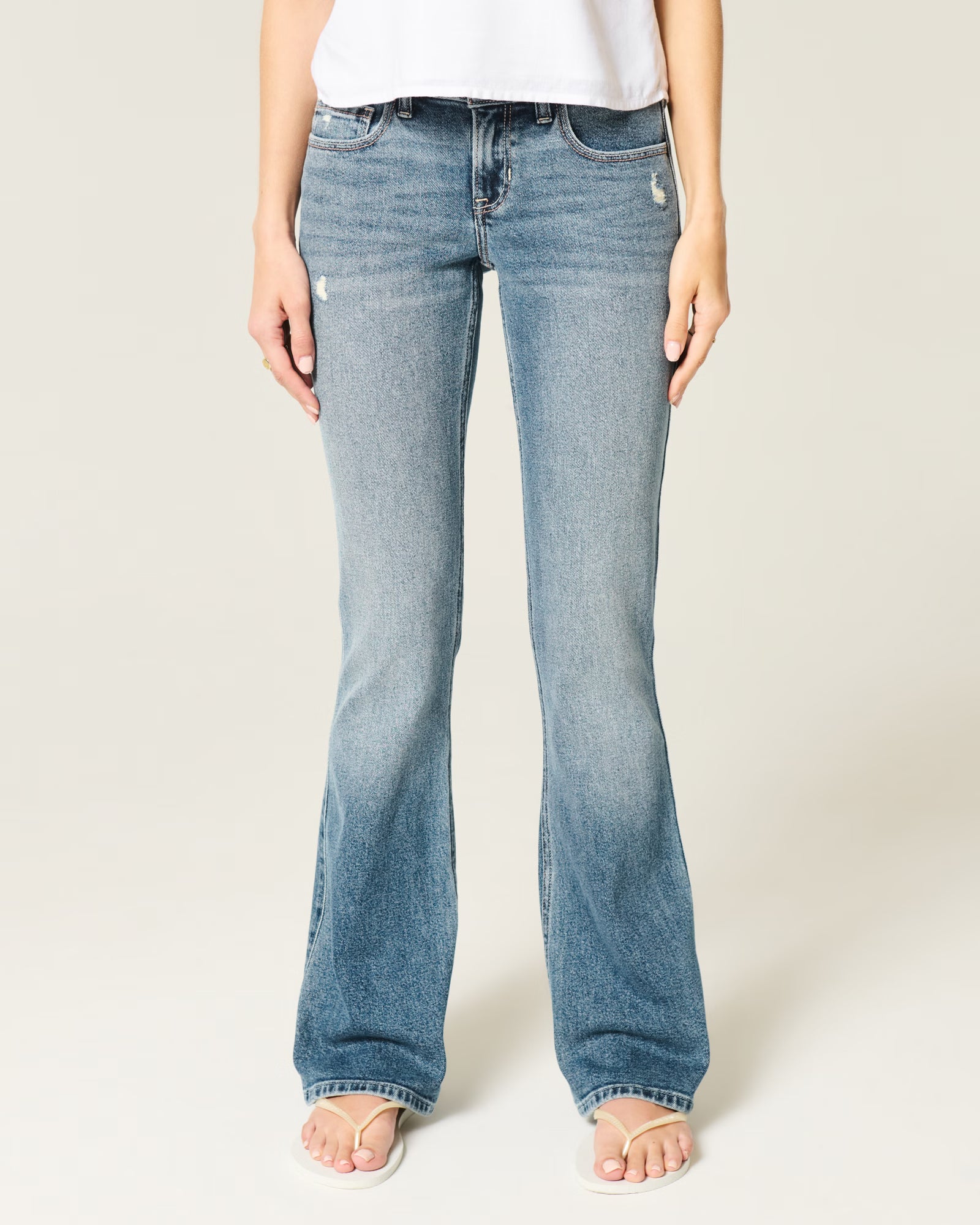 Hollister - Low-Rise Bootcut Jeans