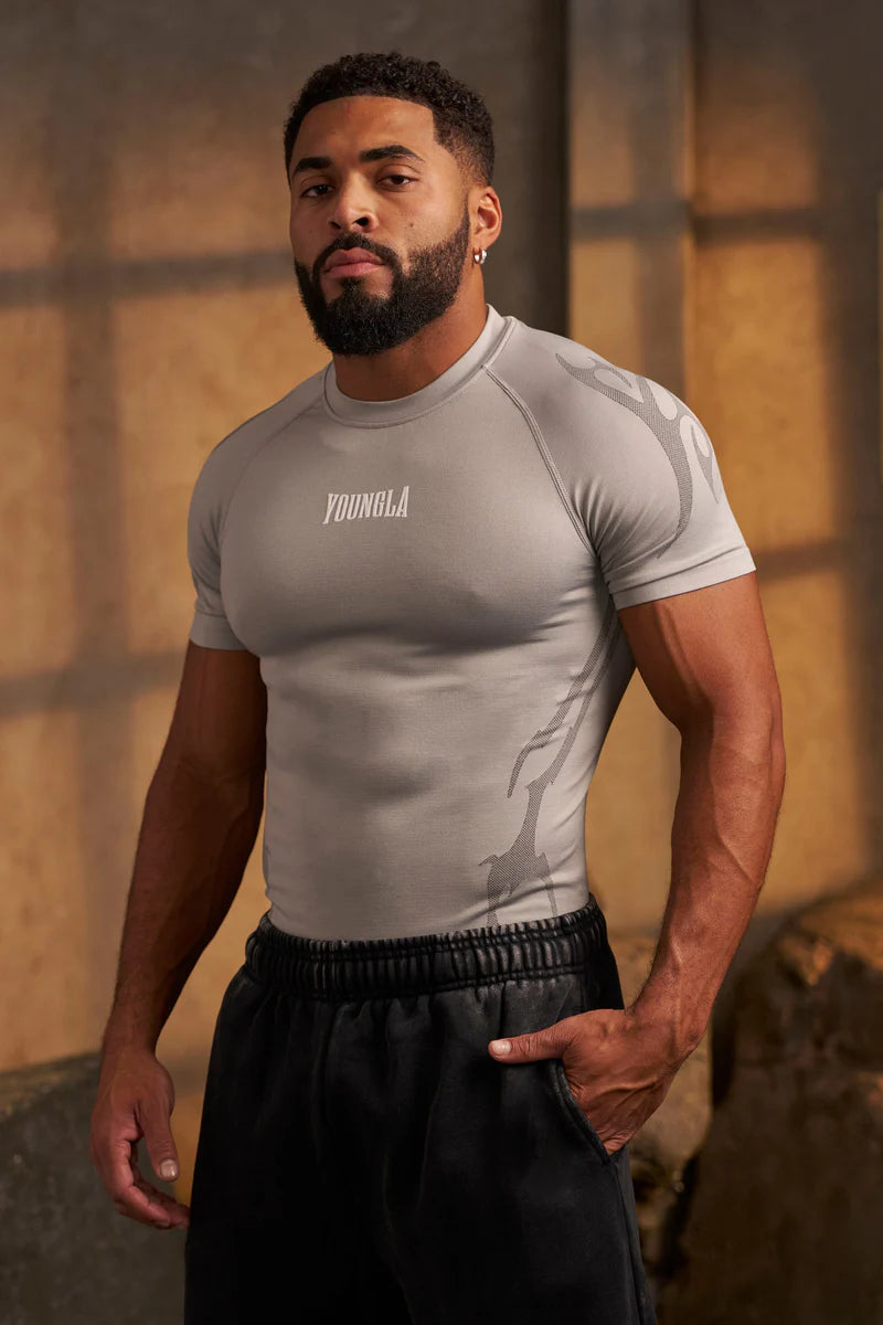 YOUNGLA - 4067 Gothic Compression Tees