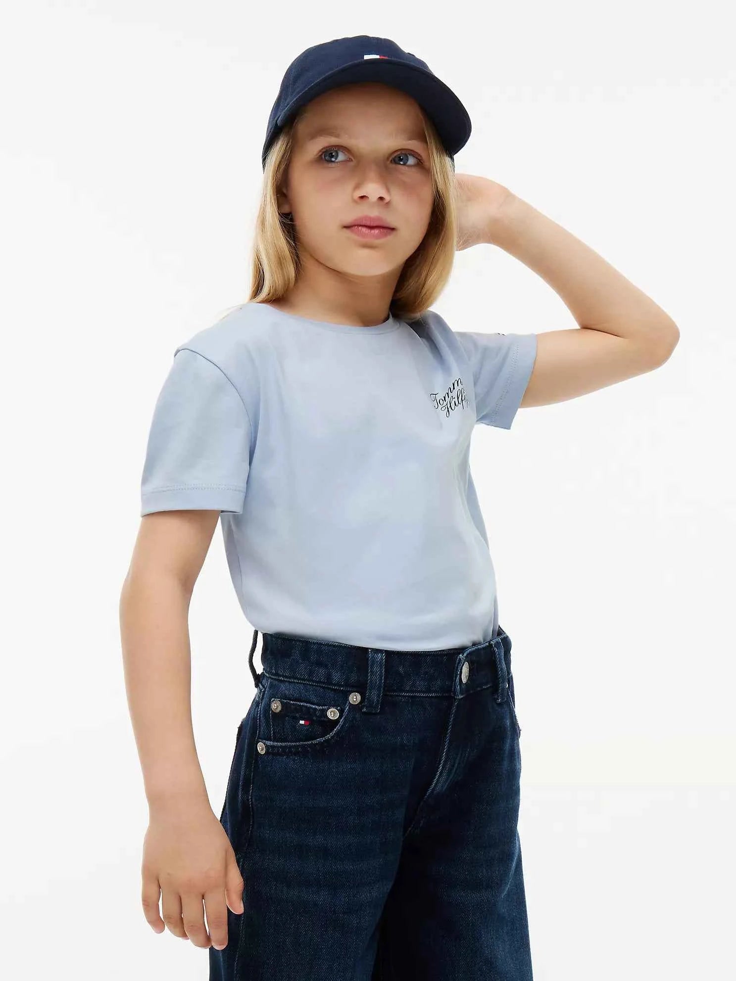 Tommy Hilfiger - Kids' Hilfiger Script Logo T-Shirt