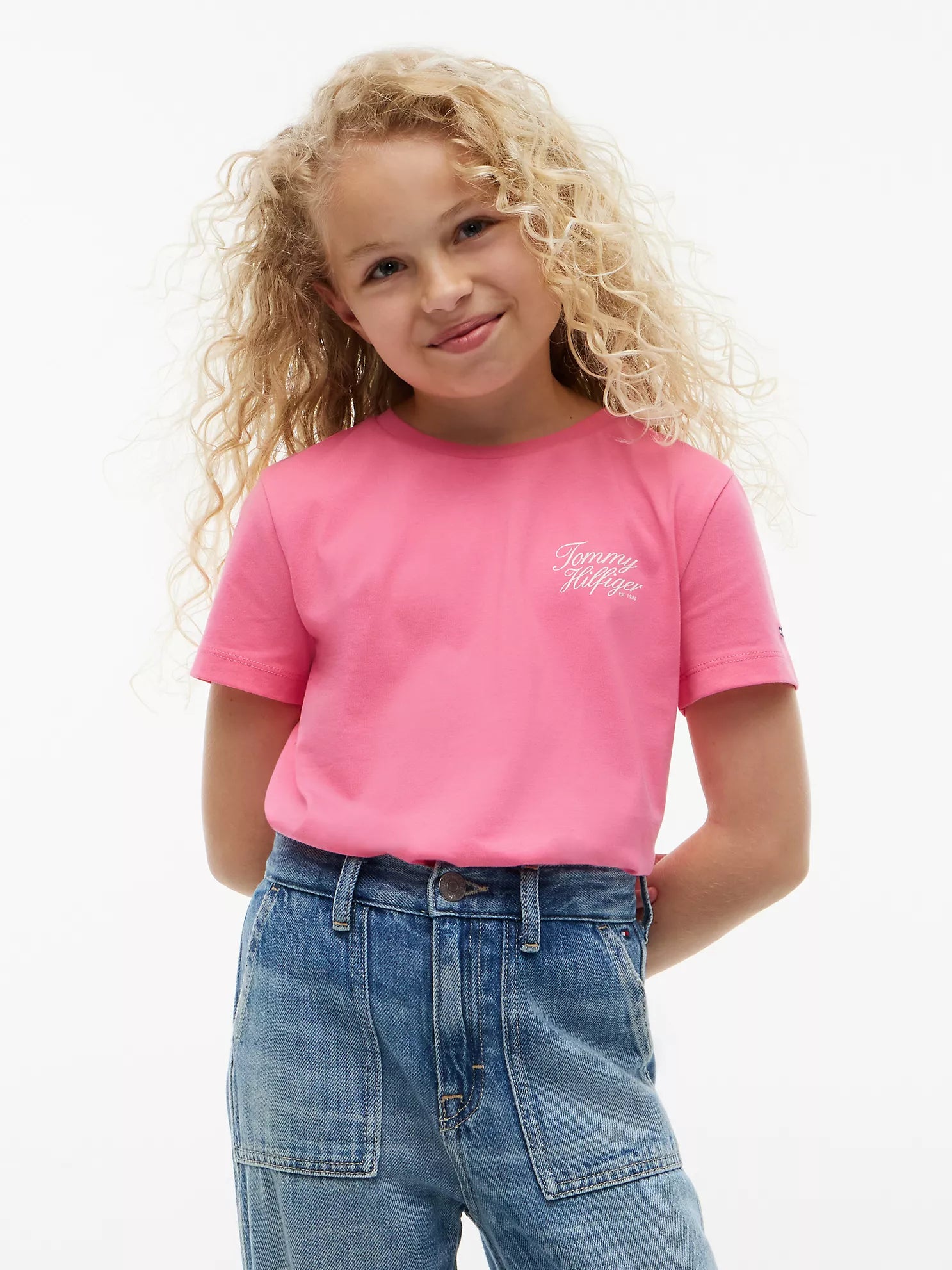Tommy Hilfiger - Kids' Hilfiger Script Logo T-Shirt