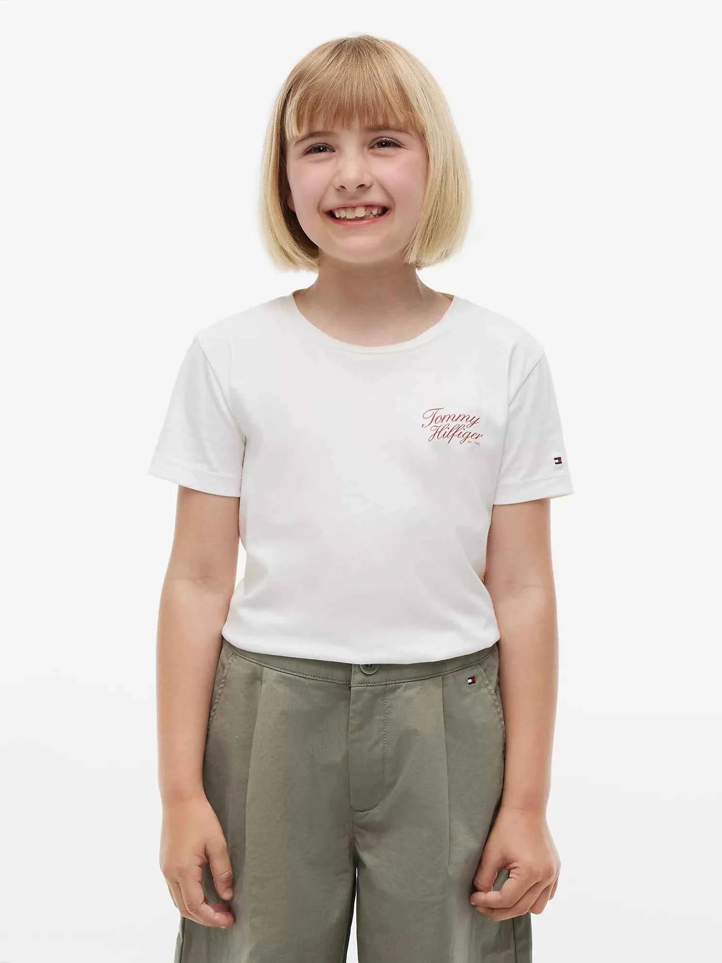 Tommy Hilfiger - Kids' Hilfiger Script Logo T-Shirt