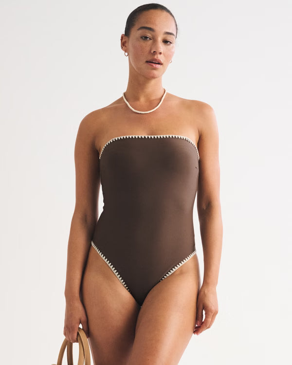 Abercrombie & Fitch - Curve Love A&F Marina One-Piece