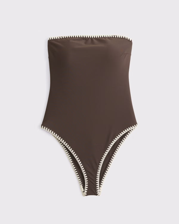 Abercrombie & Fitch - Curve Love A&F Marina One-Piece