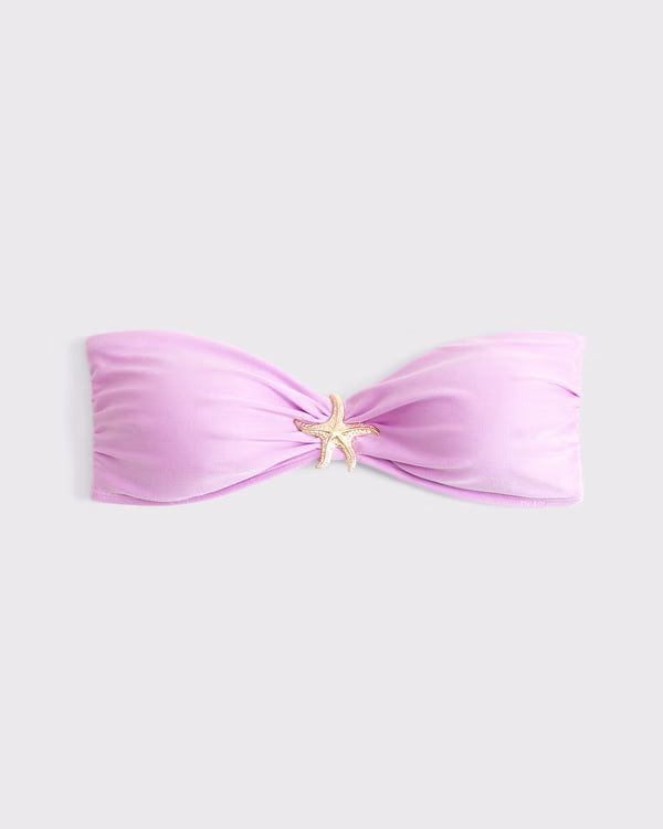 Abercrombie & Fitch - Seersucker Bandeau Bikini Top
