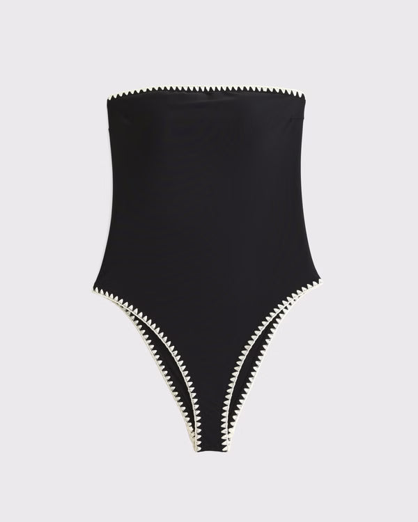 Abercrombie & Fitch - Seersucker Marina One-Piece Swimsuit