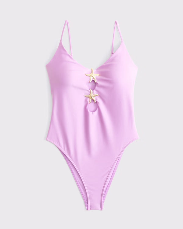 Abercrombie & Fitch - V-Neck Starfish One-Piece