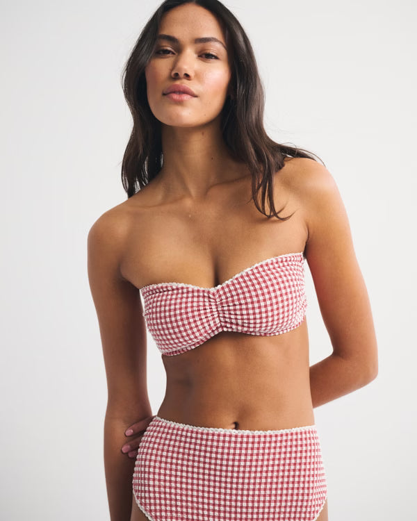Abercrombie & Fitch - Seersucker Bandeau Bikini Top