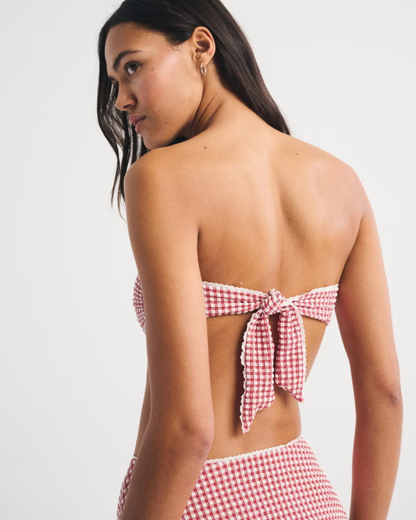 Abercrombie & Fitch - Seersucker Bandeau Bikini Top