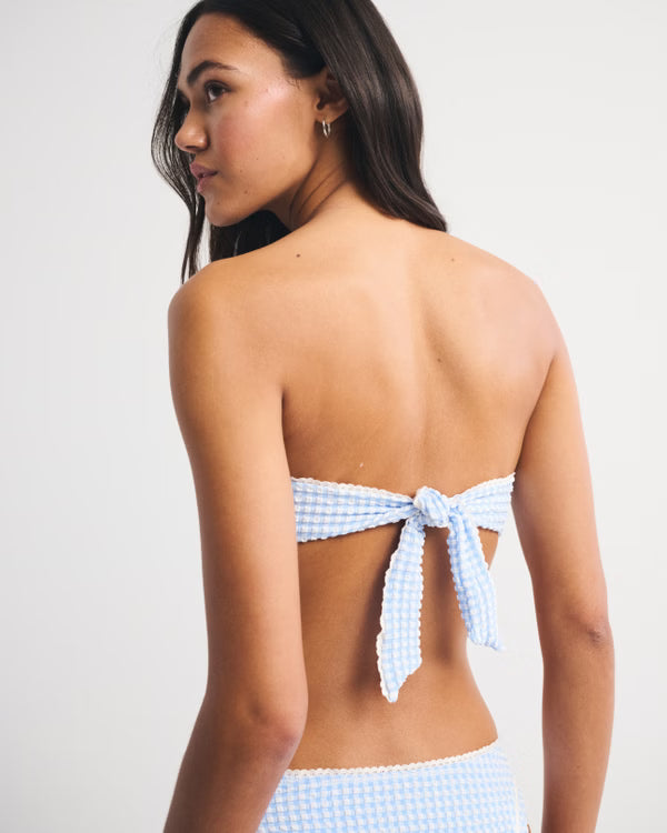 Abercrombie & Fitch - Seersucker Bandeau Bikini Top