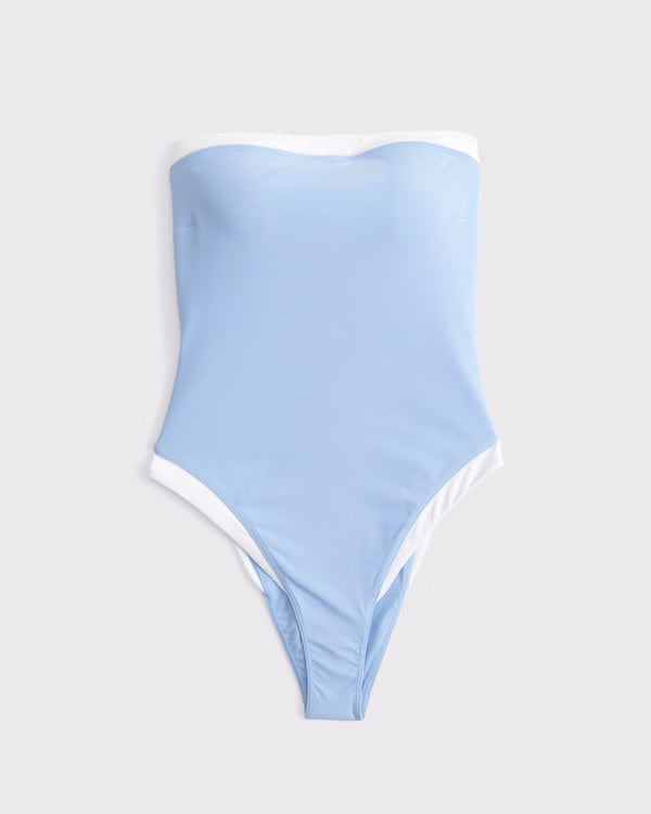 Abercrombie & Fitch - Seersucker Marina One-Piece Swimsuit