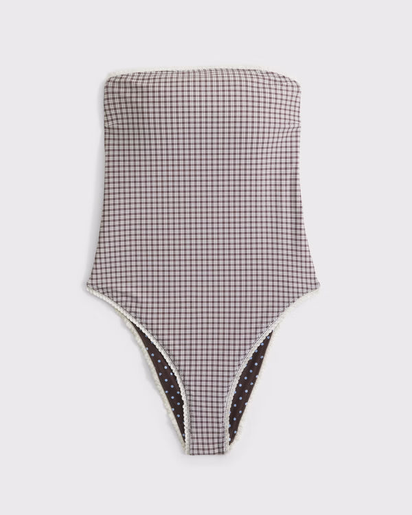 Abercrombie & Fitch - Seersucker Marina One-Piece Swimsuit