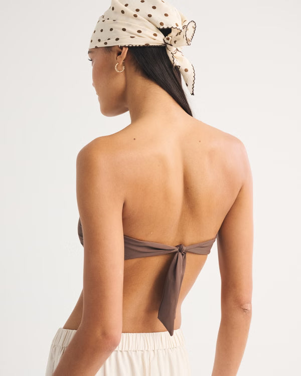 Abercrombie & Fitch - Seersucker Bandeau Bikini Top