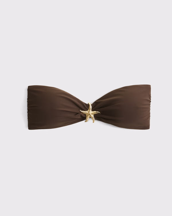 Abercrombie & Fitch - Seersucker Bandeau Bikini Top