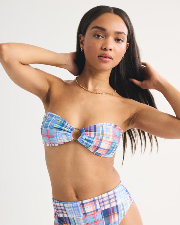 Abercrombie & Fitch - Seersucker Bandeau Bikini Top