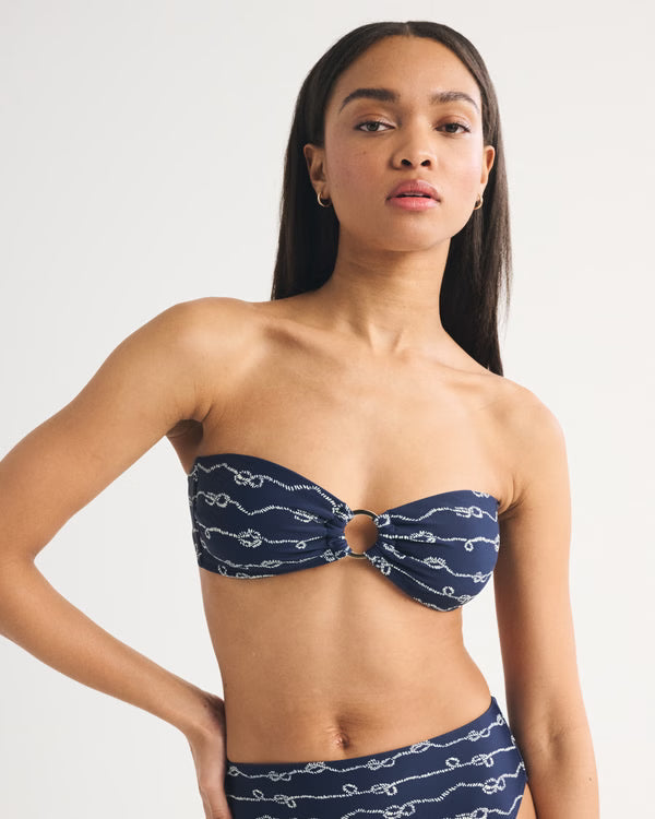 Abercrombie & Fitch - Seersucker Bandeau Bikini Top
