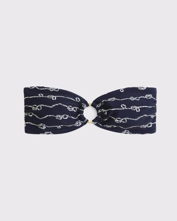 Abercrombie & Fitch - Seersucker Bandeau Bikini Top