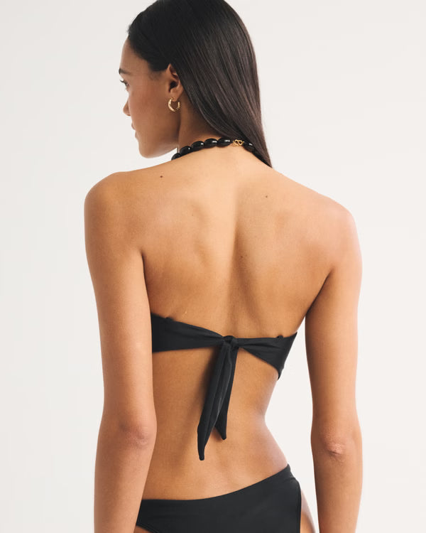 Abercrombie & Fitch - Seersucker Bandeau Bikini Top