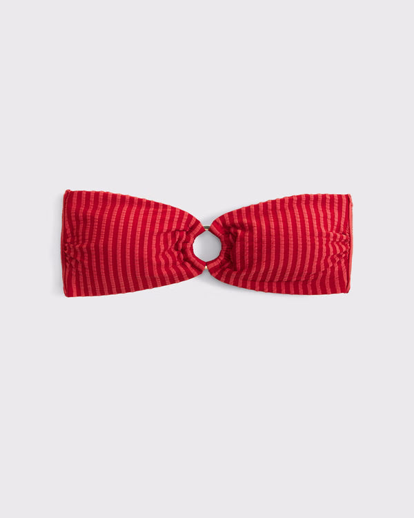 Abercrombie & Fitch - Seersucker Bandeau Bikini Top