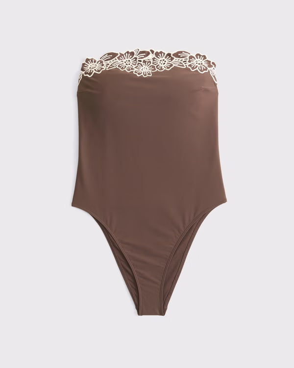 Abercrombie & Fitch - Seersucker Marina One-Piece Swimsuit